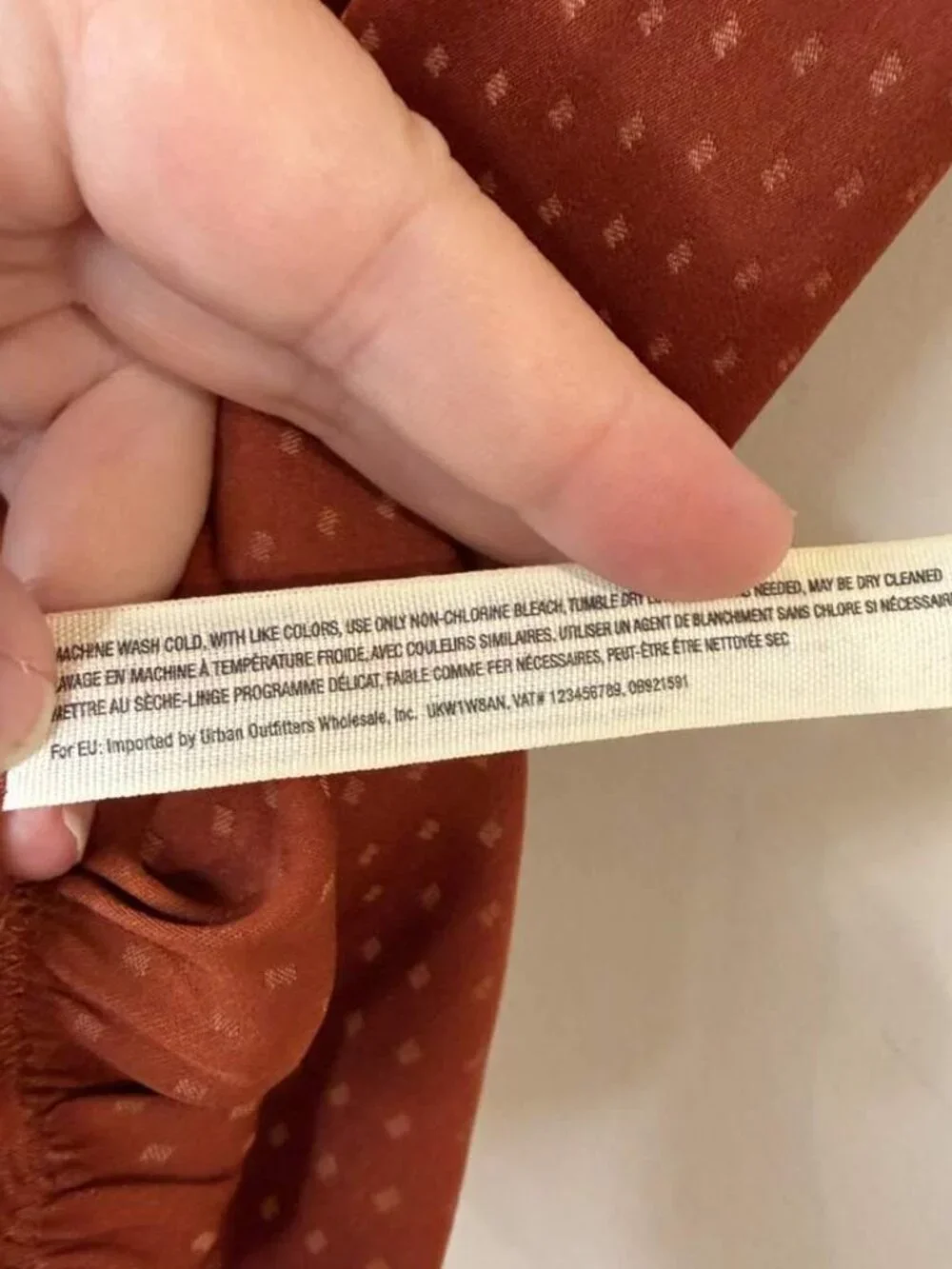 NWT Intimately Free People Place For You Bodysuit Sz XS Rust Cut Out Silky Thong